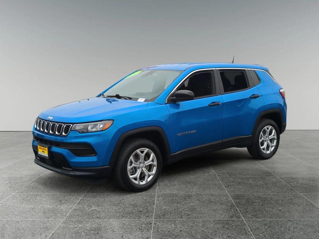 used 2024 Jeep Compass car, priced at $18,500