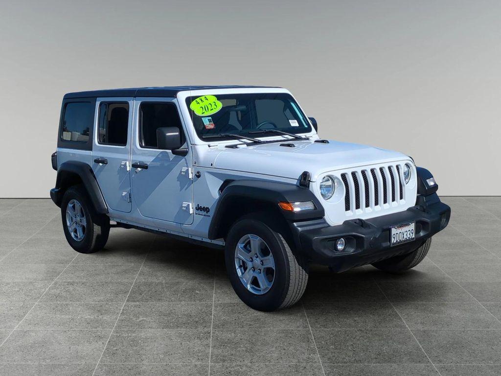 used 2023 Jeep Wrangler car, priced at $33,500