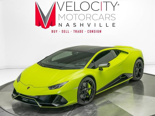 used 2022 Lamborghini Huracan EVO car, priced at $334,995