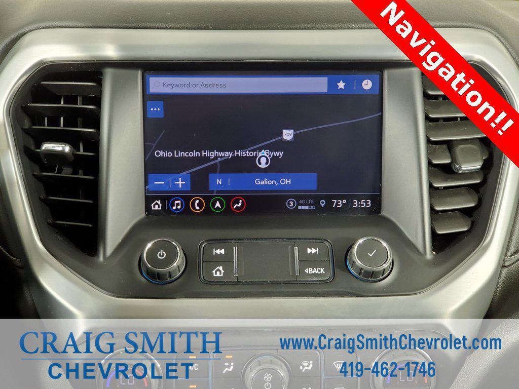 used 2021 GMC Acadia car, priced at $28,500