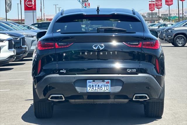 used 2022 INFINITI QX55 car, priced at $28,350