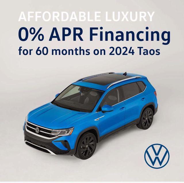 new 2024 Volkswagen Taos car, priced at $28,388