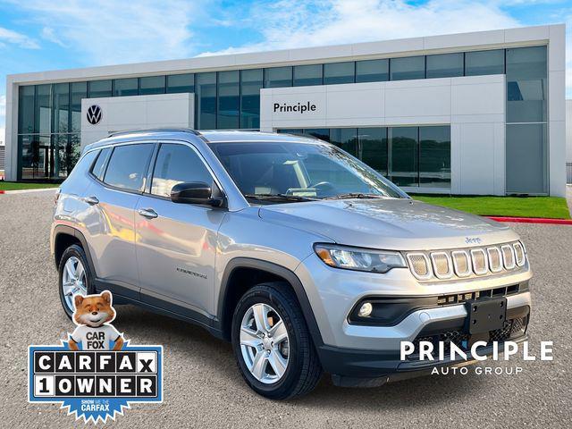 used 2022 Jeep Compass car, priced at $17,017