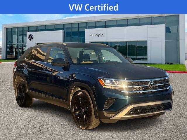 used 2022 Volkswagen Atlas Cross Sport car, priced at $25,690