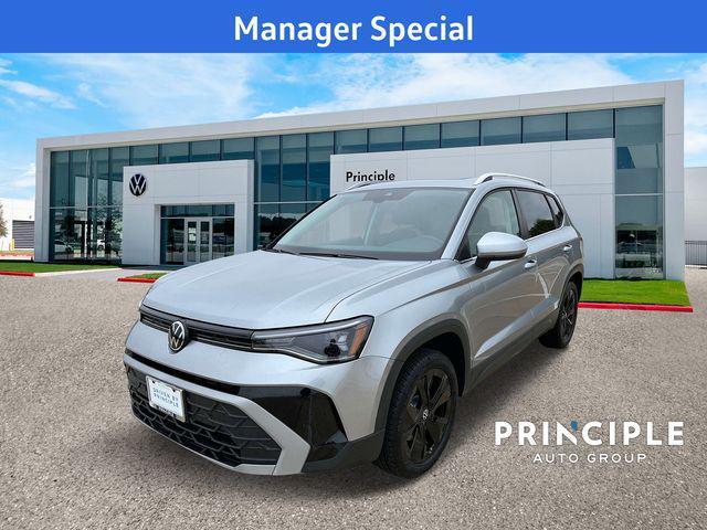 new 2025 Volkswagen Taos car, priced at $26,999