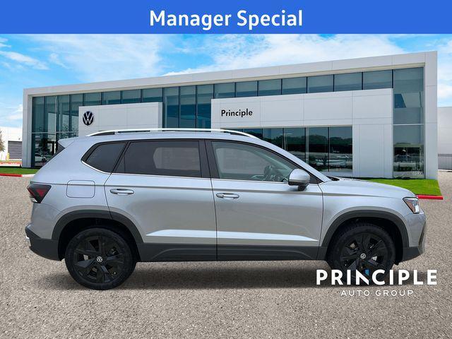 new 2025 Volkswagen Taos car, priced at $26,999