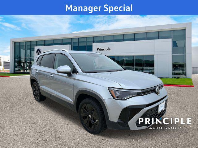 new 2025 Volkswagen Taos car, priced at $26,999