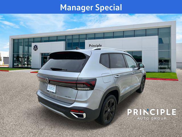 new 2025 Volkswagen Taos car, priced at $26,999