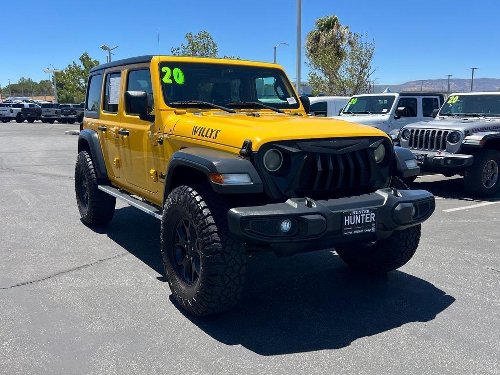 used 2020 Jeep Wrangler Unlimited car, priced at $32,289
