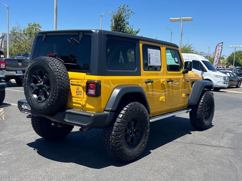 used 2020 Jeep Wrangler Unlimited car, priced at $32,289