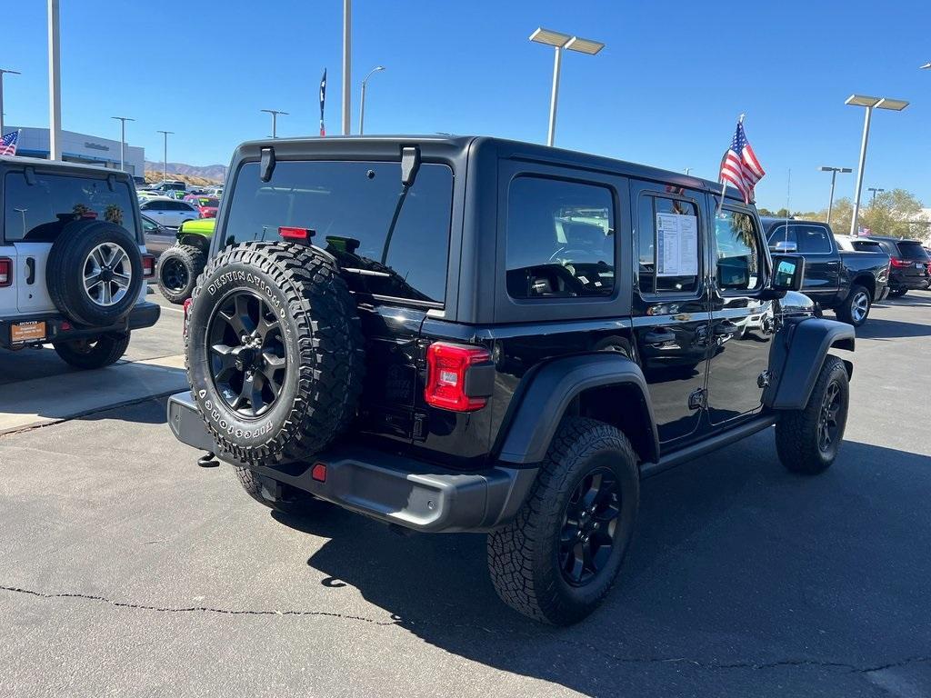 used 2021 Jeep Wrangler Unlimited car, priced at $34,522