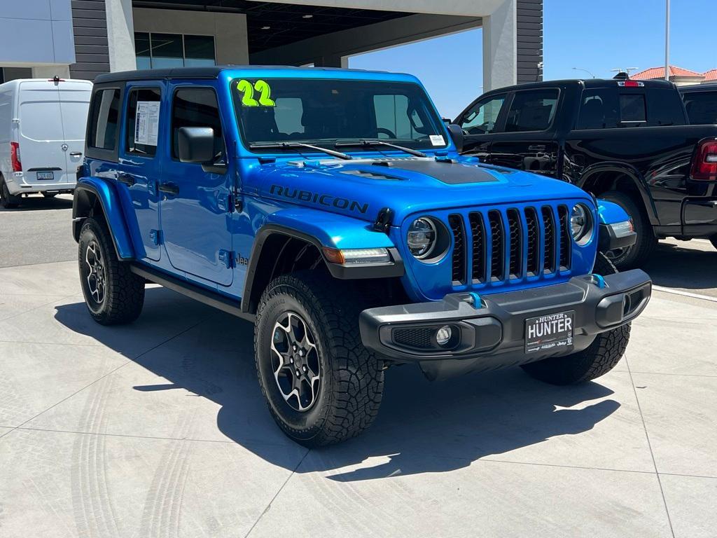 used 2022 Jeep Wrangler Unlimited 4xe car, priced at $37,013