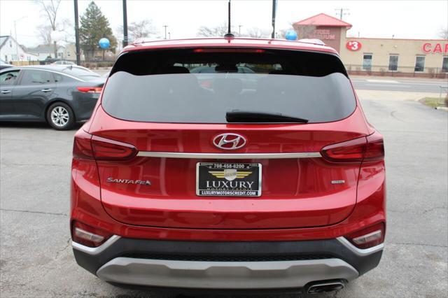 used 2019 Hyundai Santa Fe car, priced at $14,656