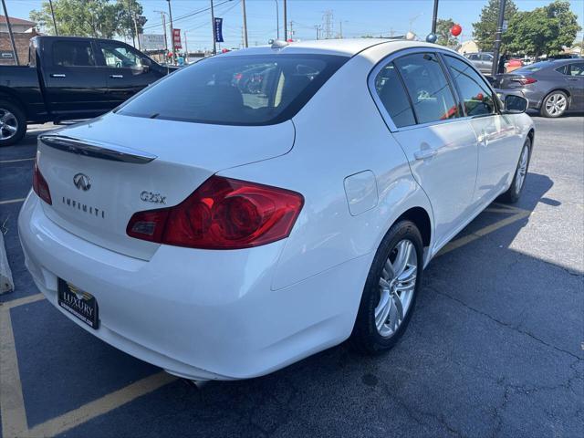 used 2011 INFINITI G25x car, priced at $7,665