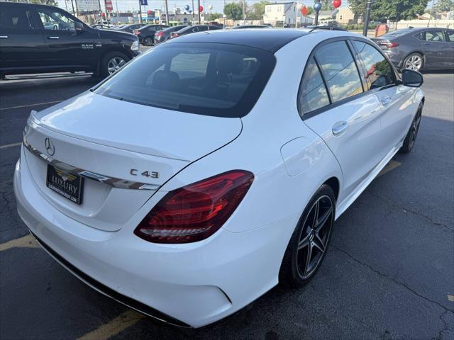 used 2017 Mercedes-Benz AMG C 43 car, priced at $23,995