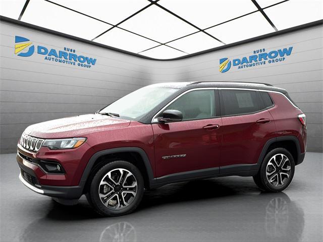 used 2022 Jeep Compass car, priced at $22,702