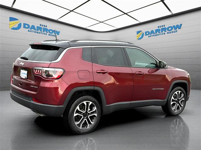 used 2022 Jeep Compass car, priced at $22,702