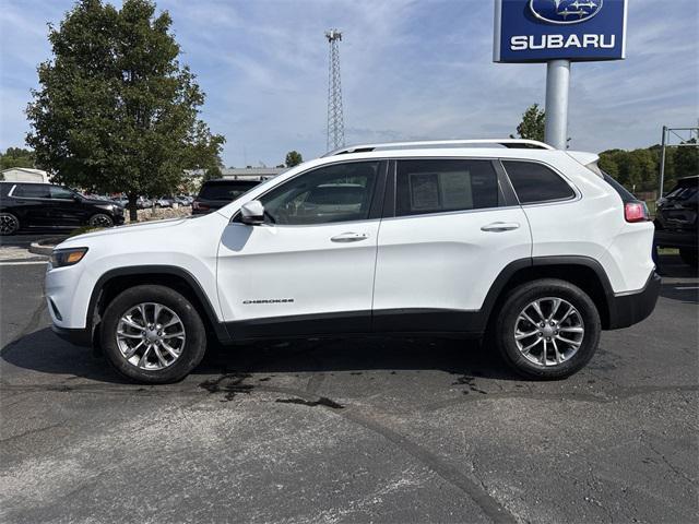 used 2021 Jeep Cherokee car, priced at $21,840