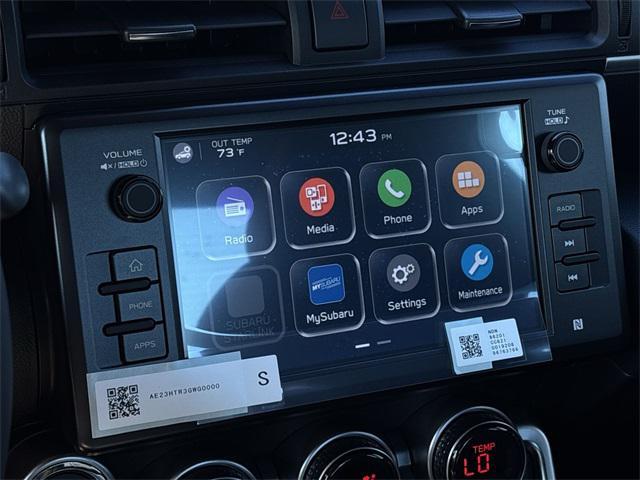 new 2025 Subaru BRZ car, priced at $35,819