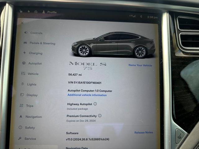 used 2016 Tesla Model S car, priced at $24,595