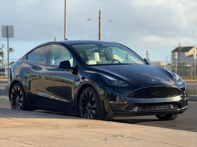 used 2022 Tesla Model Y car, priced at $34,995