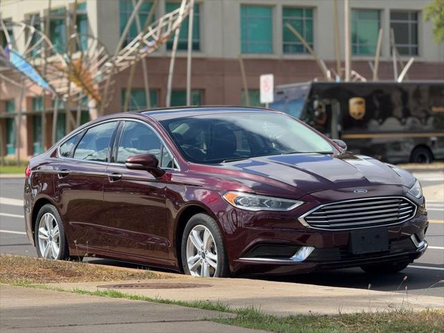 used 2018 Ford Fusion car, priced at $12,795