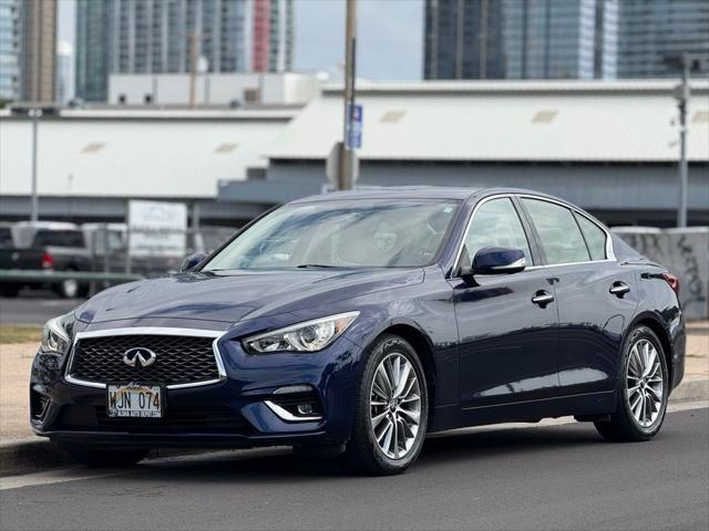 used 2022 INFINITI Q50 car, priced at $28,995