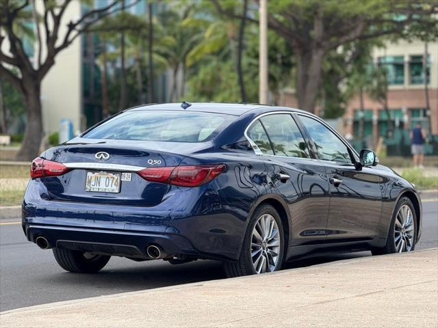 used 2022 INFINITI Q50 car, priced at $28,995