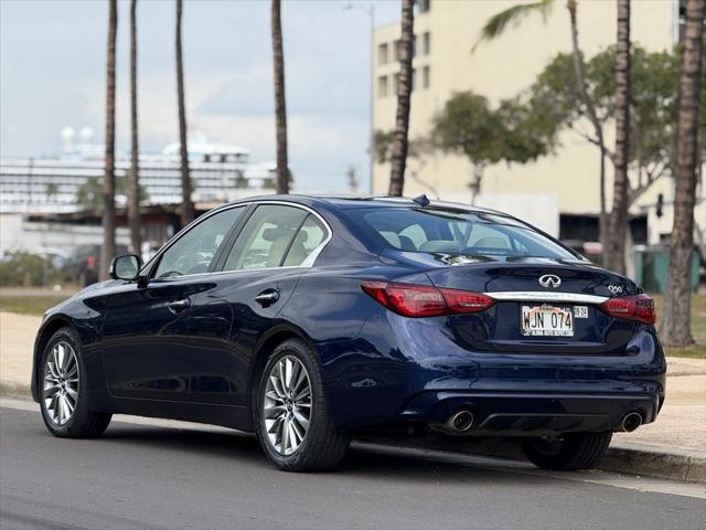 used 2022 INFINITI Q50 car, priced at $28,995