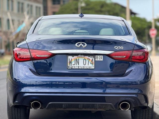 used 2022 INFINITI Q50 car, priced at $28,995