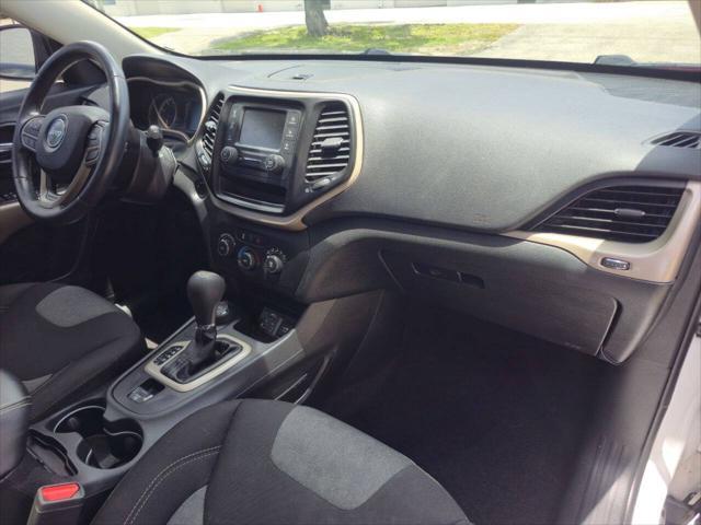 used 2017 Jeep Cherokee car, priced at $9,999