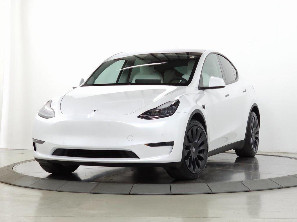 used 2020 Tesla Model Y car, priced at $27,999