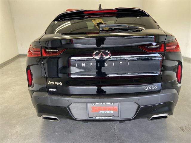 used 2022 INFINITI QX55 car, priced at $30,200
