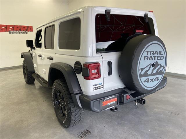 used 2022 Jeep Wrangler Unlimited 4xe car, priced at $32,200