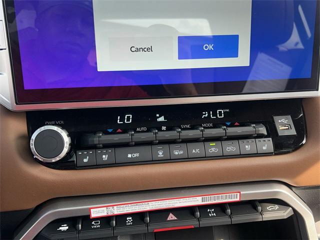 new 2025 Toyota Tundra car, priced at $80,122