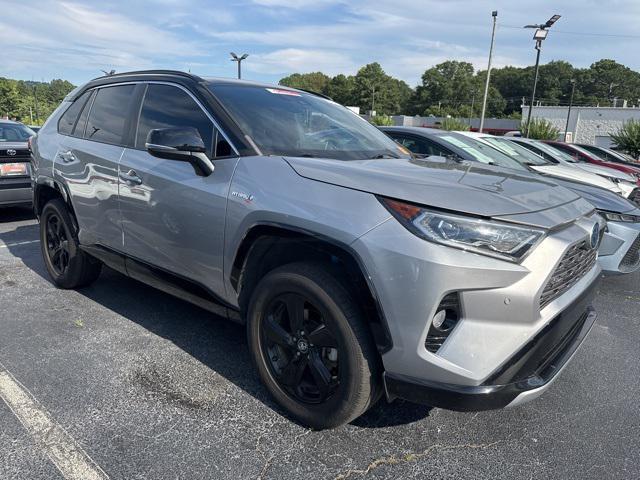 used 2021 Toyota RAV4 Hybrid car, priced at $27,300