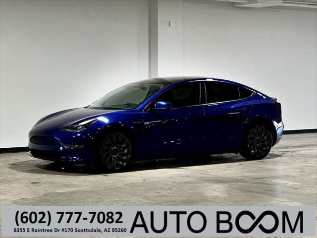 used 2022 Tesla Model 3 car, priced at $30,995