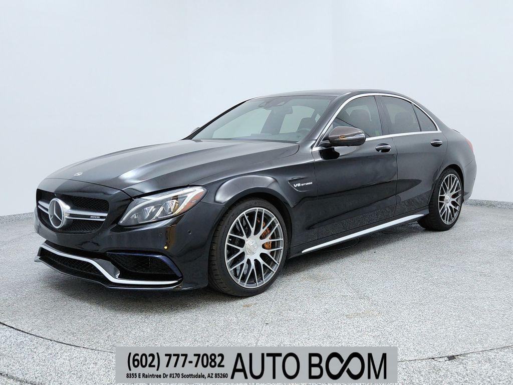 used 2018 Mercedes-Benz AMG C 63 car, priced at $46,991