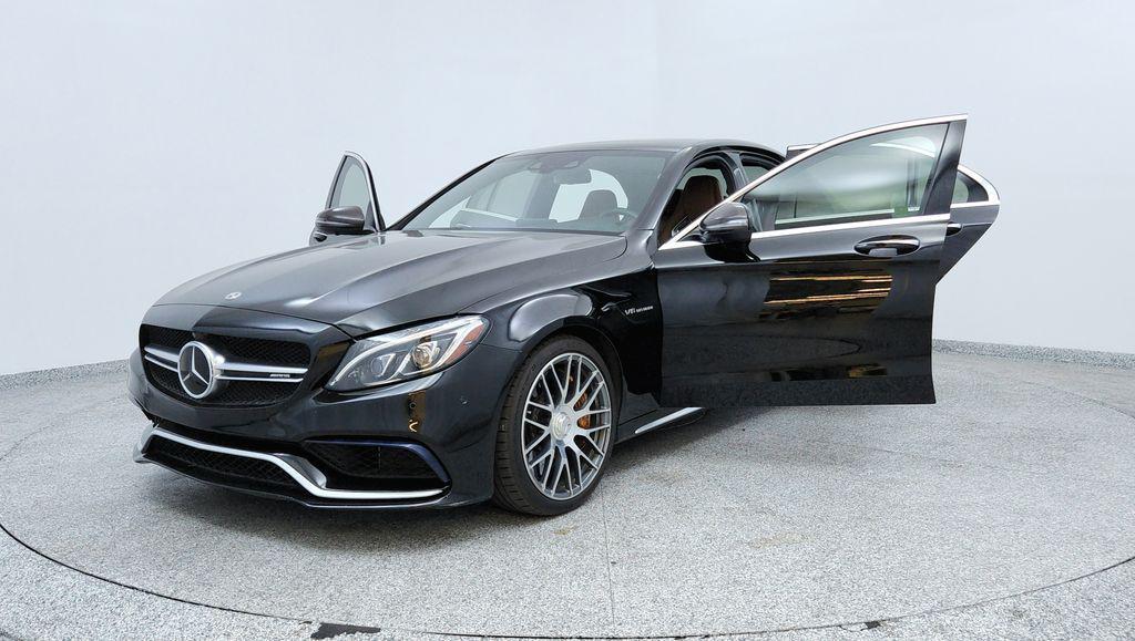 used 2018 Mercedes-Benz AMG C 63 car, priced at $46,991