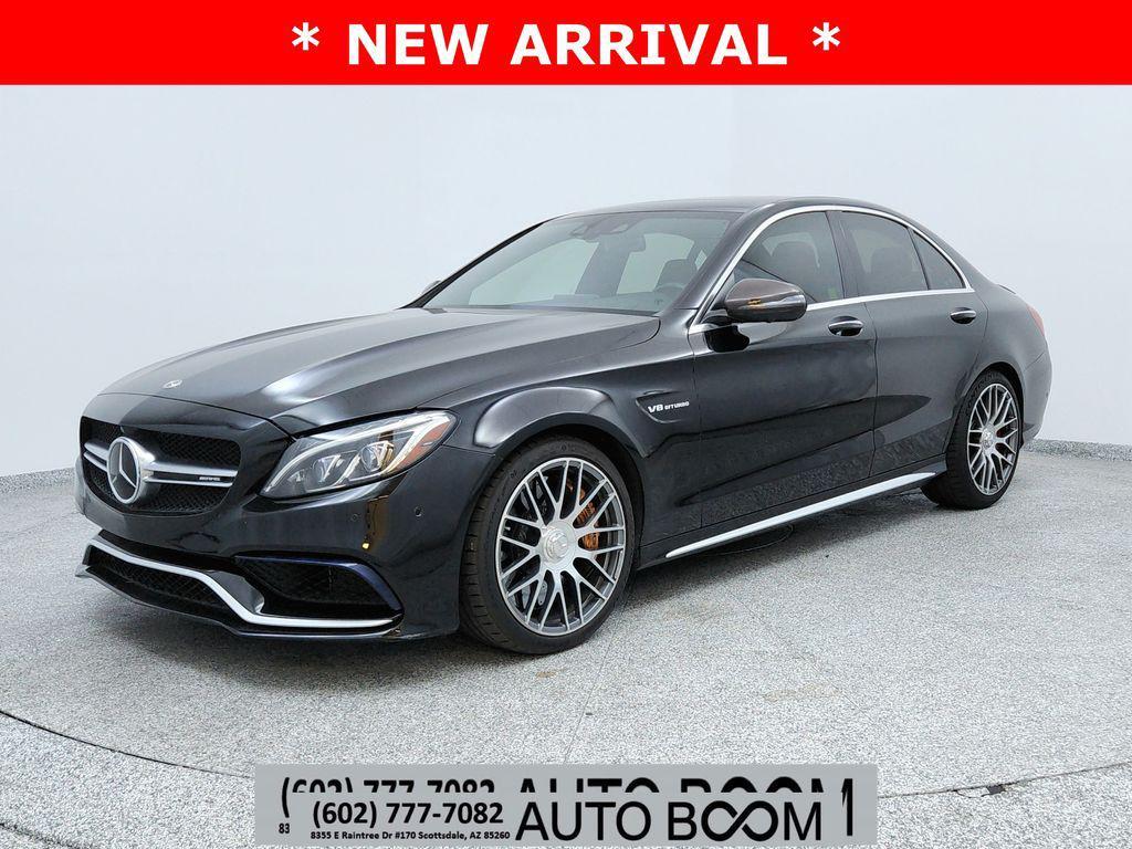 used 2018 Mercedes-Benz AMG C 63 car, priced at $46,991