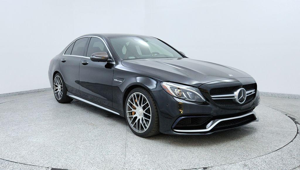used 2018 Mercedes-Benz AMG C 63 car, priced at $46,991