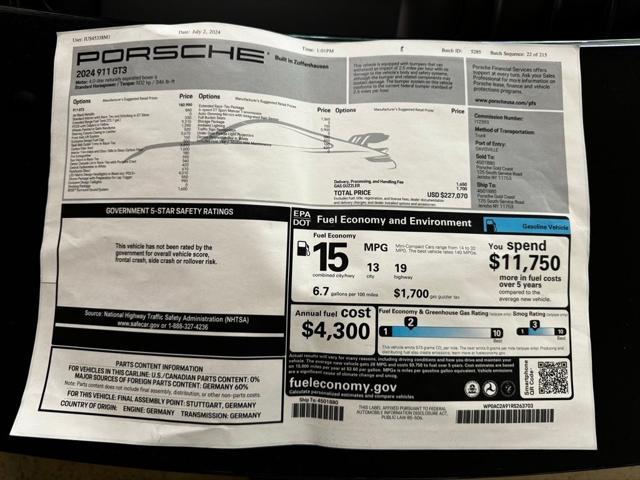 used 2024 Porsche 911 car, priced at $304,991