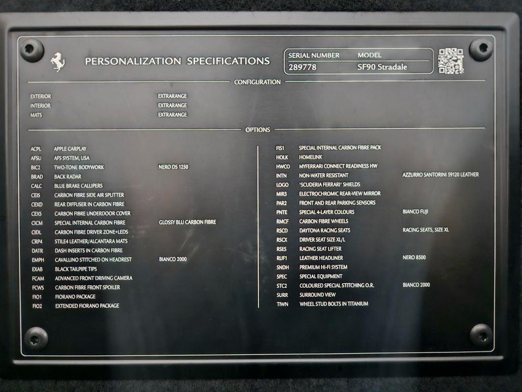 used 2023 Ferrari SF90 Stradale car, priced at $636,991