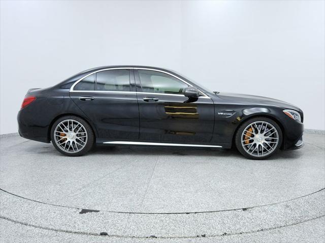 used 2018 Mercedes-Benz AMG C 63 car, priced at $47,991