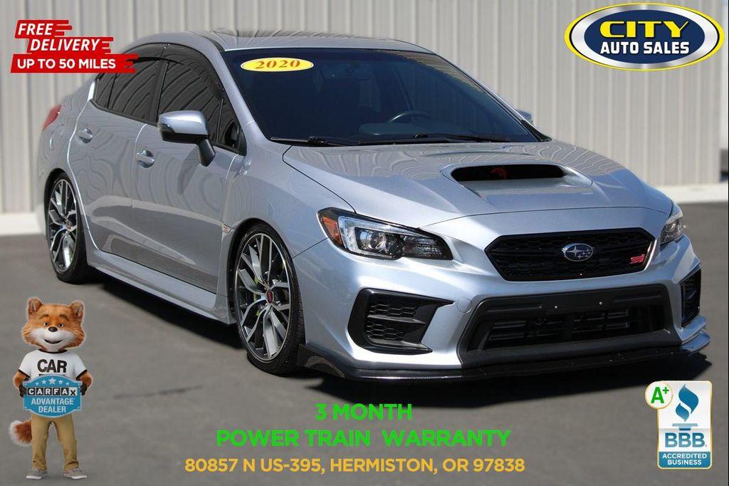 used 2020 Subaru WRX STI car, priced at $37,000