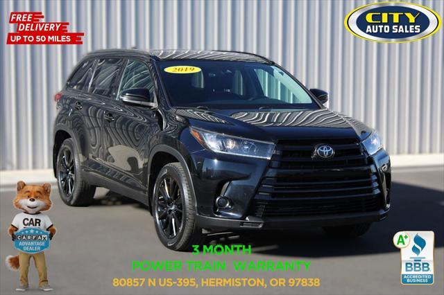 used 2019 Toyota Highlander car, priced at $29,000