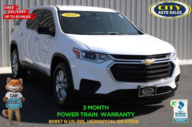 used 2021 Chevrolet Traverse car, priced at $20,791