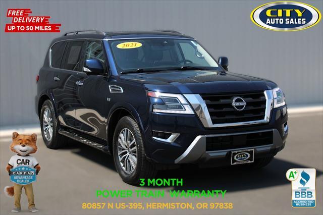 used 2021 Nissan Armada car, priced at $25,709