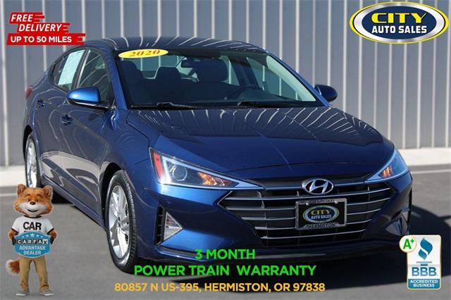 used 2020 Hyundai Elantra car, priced at $14,000
