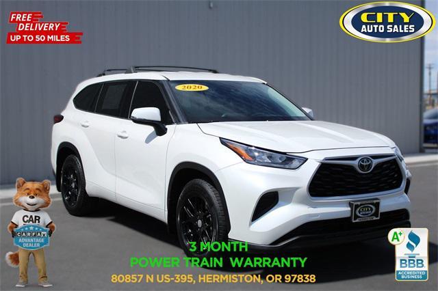 used 2020 Toyota Highlander car, priced at $27,854